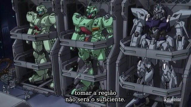 Mobile Suit Gundam Unicorn RE 0096 Episódio - 6 Debaixo Daquela Máscara