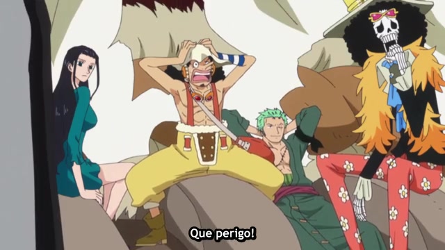 One Piece Episódio - 607Uma Árdua e Feroz Batalha!